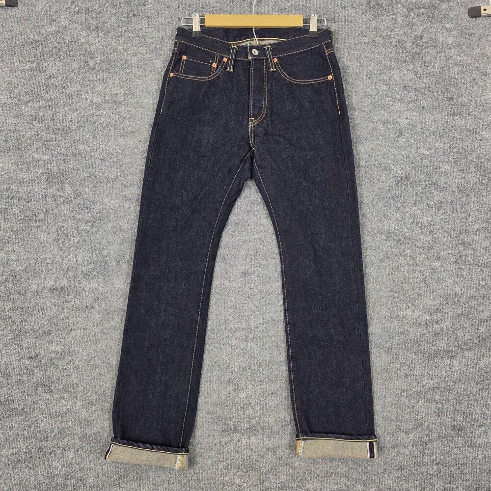 Iron Heart Jeans Mens 30 Slim 555S 142 Straight Dark Selvedge Denim 14 oz Japan